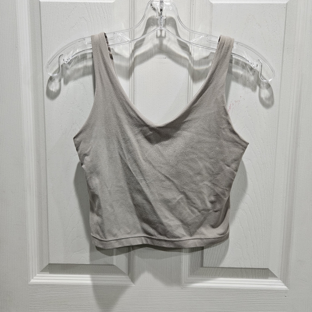 Athleta Transcend V-neck Cropped Sports Tank/bra XS D-DD - Picture 2 of 4